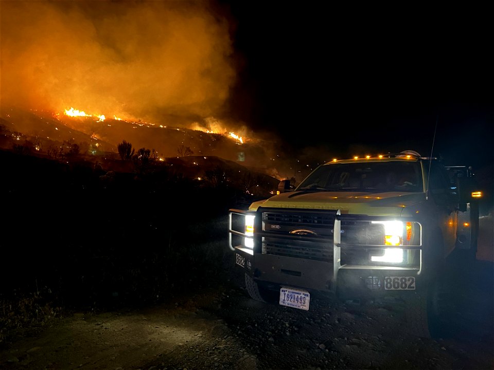 2022 BLM Fire Employee Photo Contest Category - Engines photo