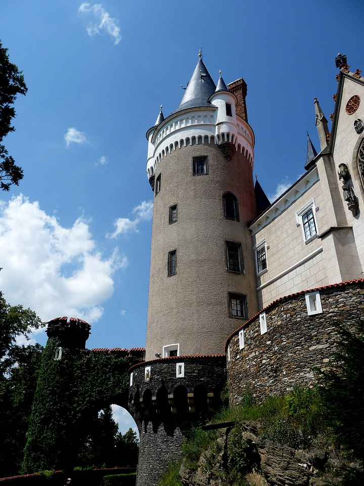 Castle tower monument