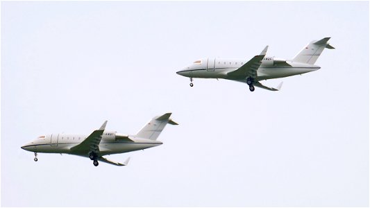 Bombardier CL-600-2B16 Challenger 650 D-AWBF from Nice (3500 ft.)