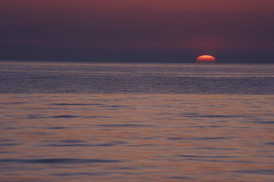 Landscape dusk gold