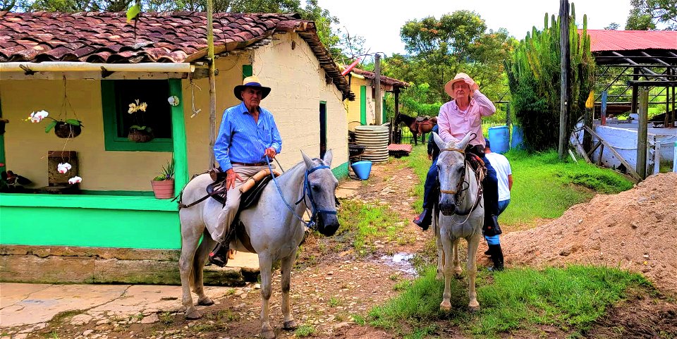 Angel a caballo. photo