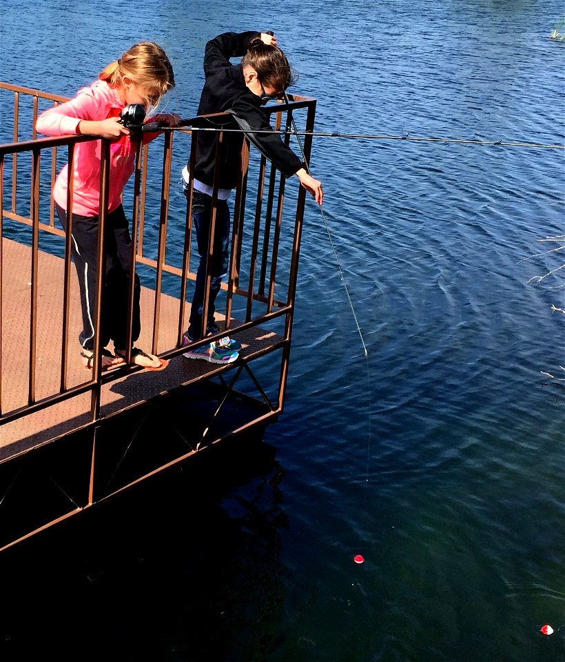 Kids Fishing Pond at Garrison Dam National Fish Hatchery