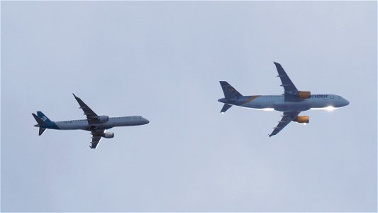 Two planes from Munich: photo