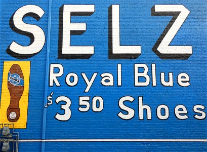 Selz Royal Blue $3.50 Shoes photo