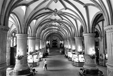 Gran lobby del Ayuntamiento de Hamburgo photo