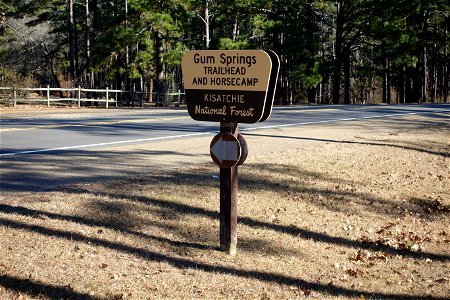 Gum Springs Recreation sign - Kisatchie National Forest photo