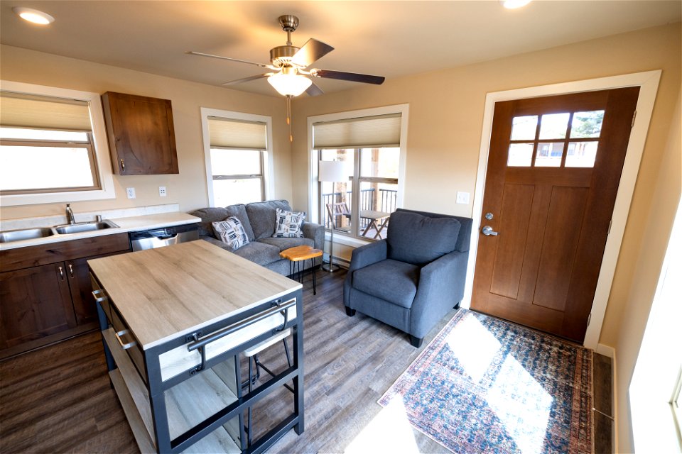 Housing improvement project goal 1: one-bedroom unit, kitchen and living area (2)