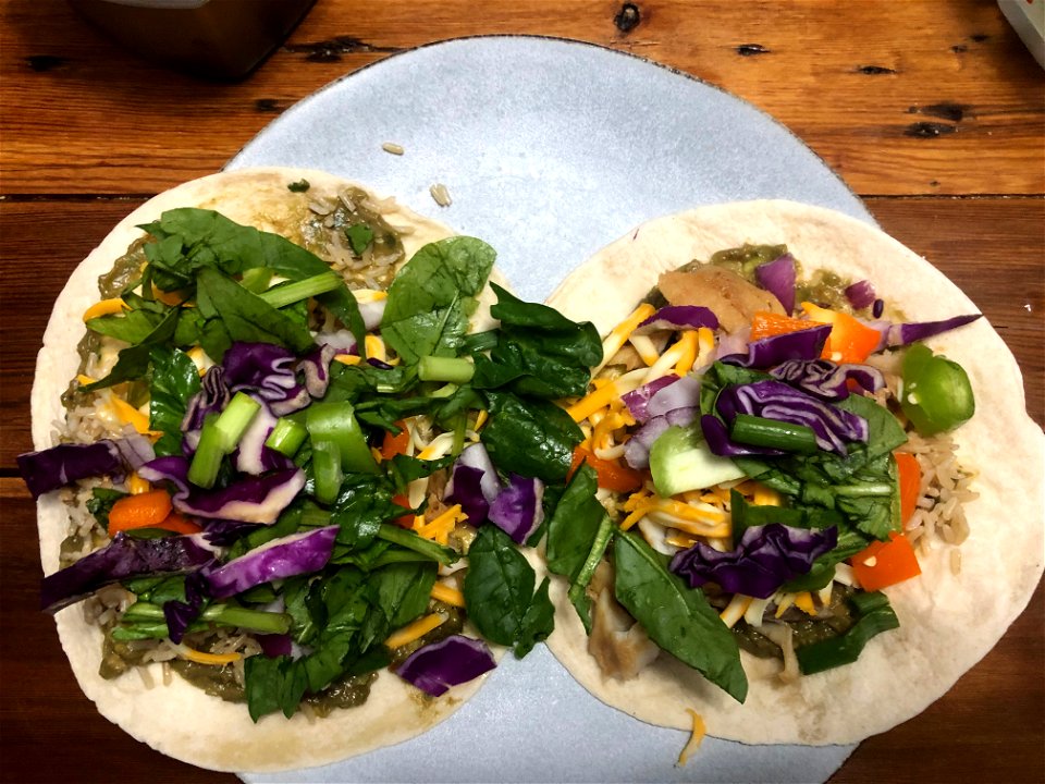 Fish Tacos Dressed
