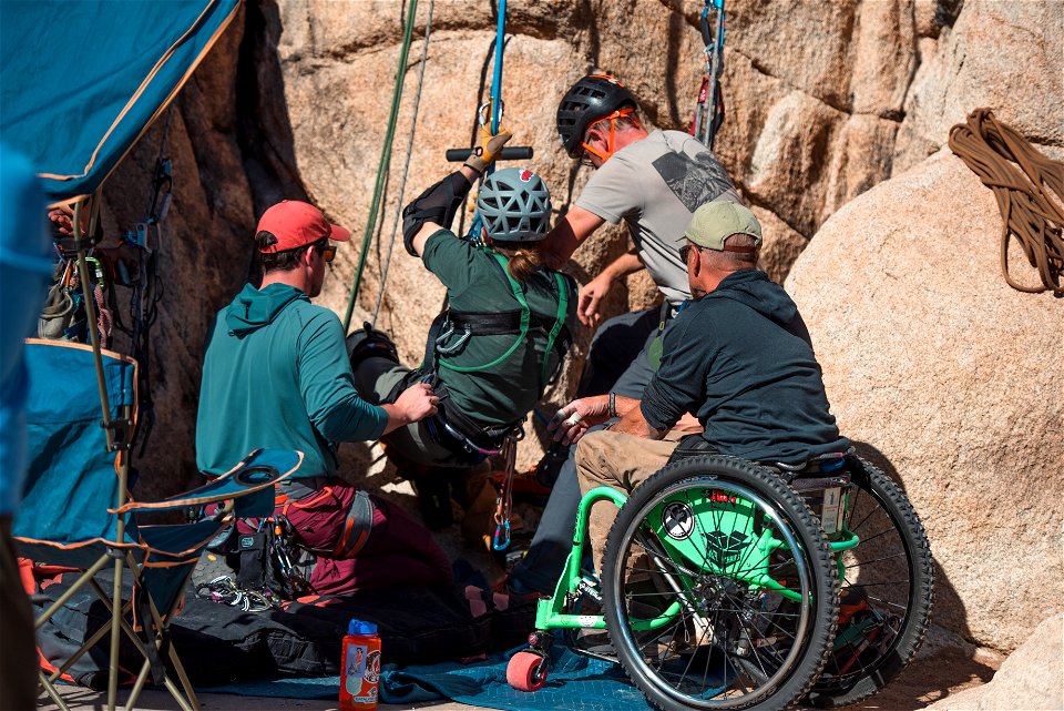 Adaptive Climbing In Indian Cove