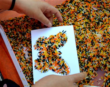 Rice monarch art