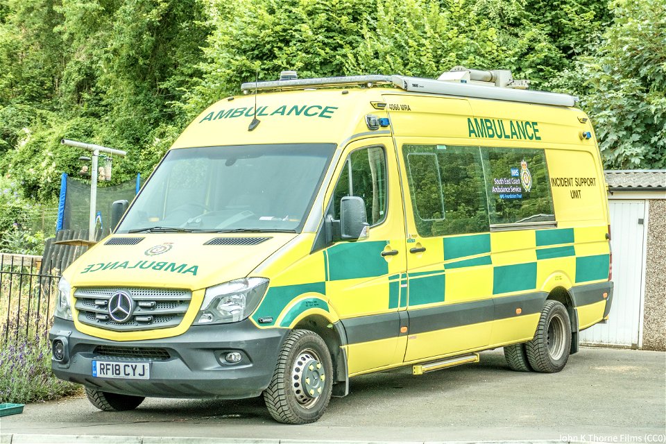 South East Coast Ambulance Incident Support Unit RF18CYJ