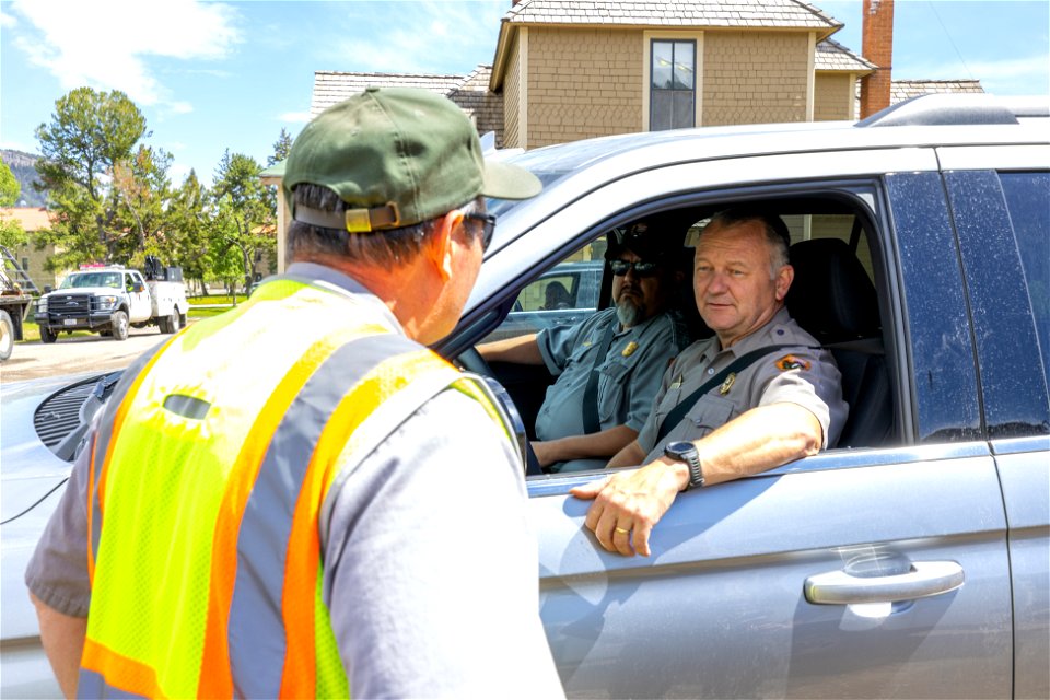 Yellowstone flood event 2022: Superintendent, Cam Sholly, and NPS Director Chuck Sams speak with Marty Powell about Old Grdiner Road improvements