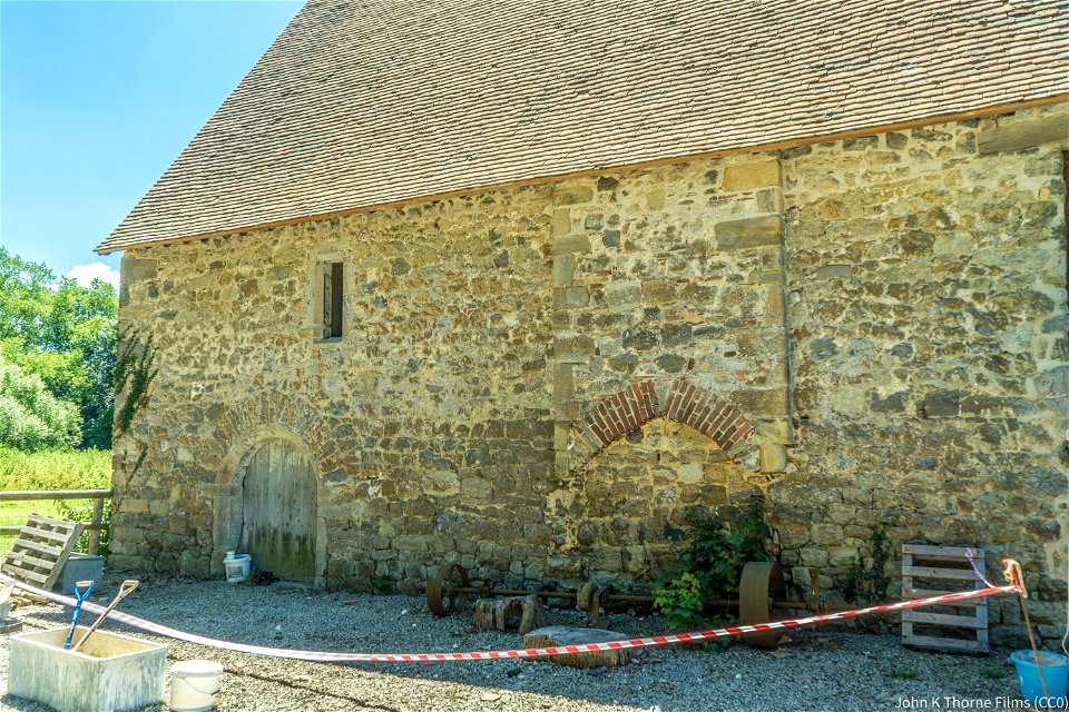 Barn at Boxley Abbey. Hospitium to Boxley Abbey.