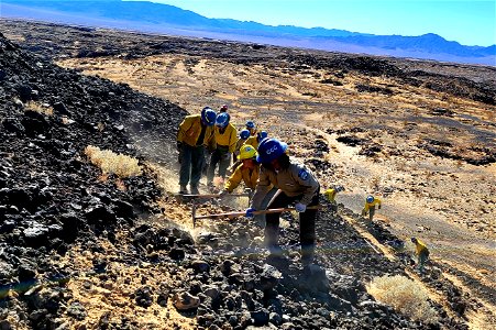 Winner: Crew Building Trail at Amboy Crater photo