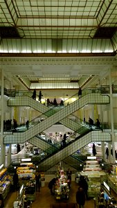 Christmas at Le Bon Marché store, Paris