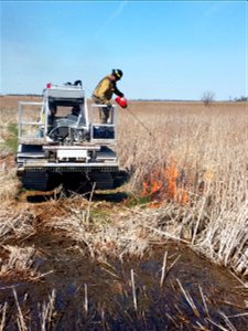 Drip Torch and Marsh Master Lake Andes Wetland Management District South Dakota photo