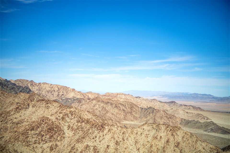Aerial view of Joshua Tree National Park