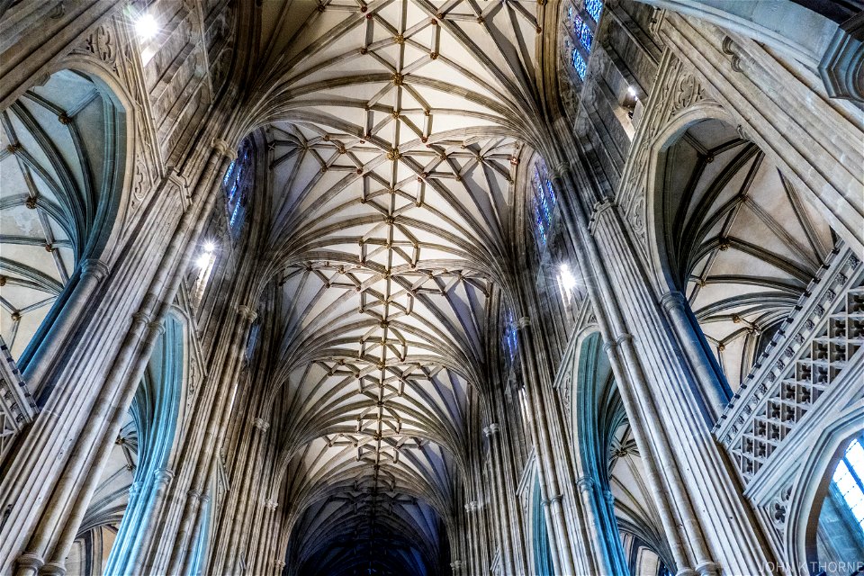 Canterbury Cathedral Nave Scaffolding Removed. First look since 2016