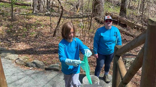 Girl Scouts at Rapidan Camp