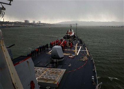 USS Porter (DDG 78) Departs Plymouth photo