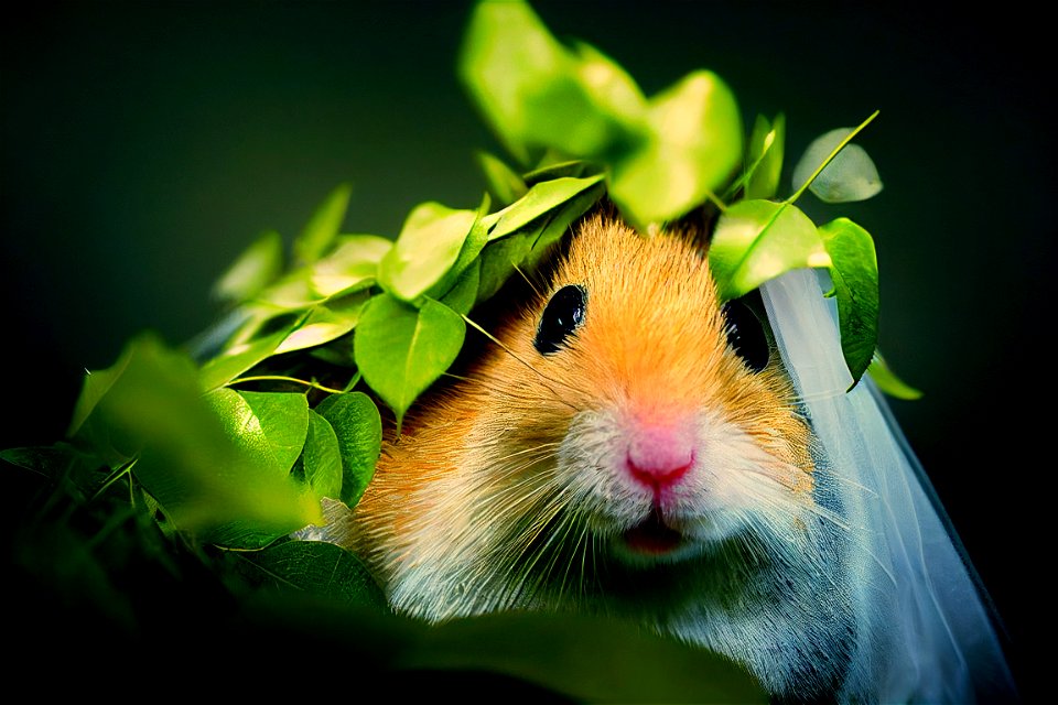 'The Bride at a Hamster Wedding' photo