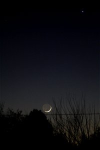 Moon and Jupiter on Feb. 2, 2022 photo