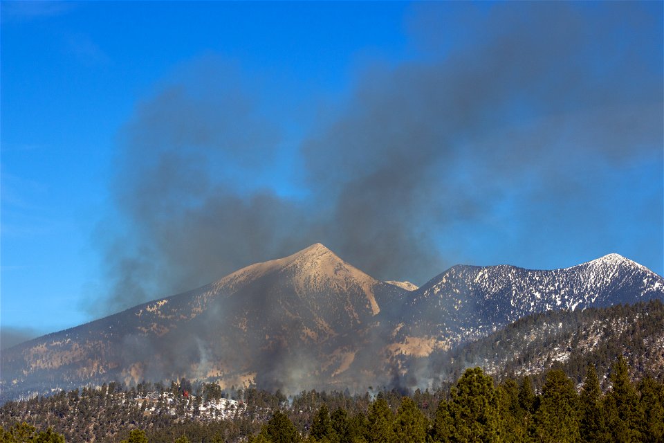 Dry Lake Hills burn project January 2023 photo