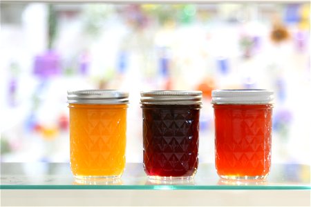 Home canned jellies photo