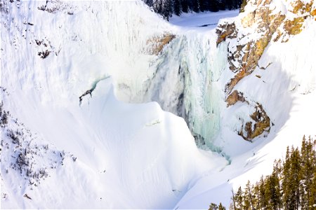 Frozen Lower Falls 2023 photo