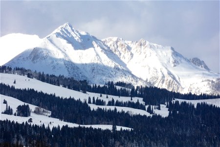 Electric Peak from the Bunsen Peak Trail photo