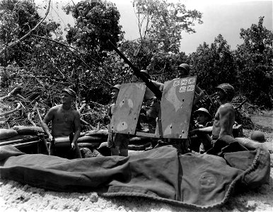 SC 364601 - 20mm gun crew, 136th FA., 37th Div.