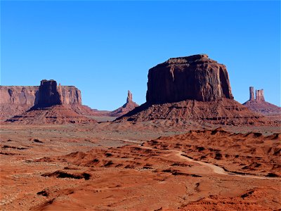 John Ford Point at Monument Valley in AZ photo