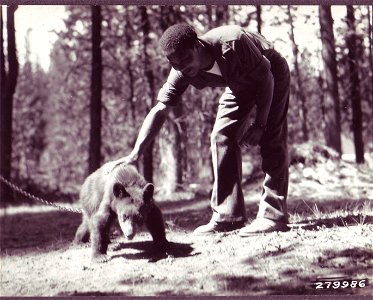 African American enrollee, Co. 604, Peterson Prairie, August 1933-USDA Forest Service photo_279986 photo