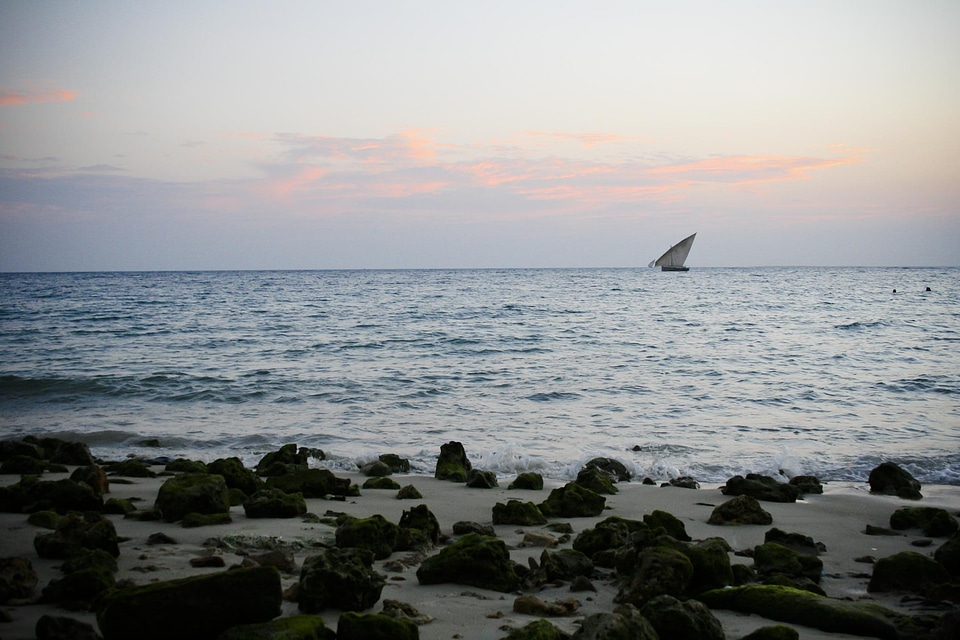 Landscape sea sunset