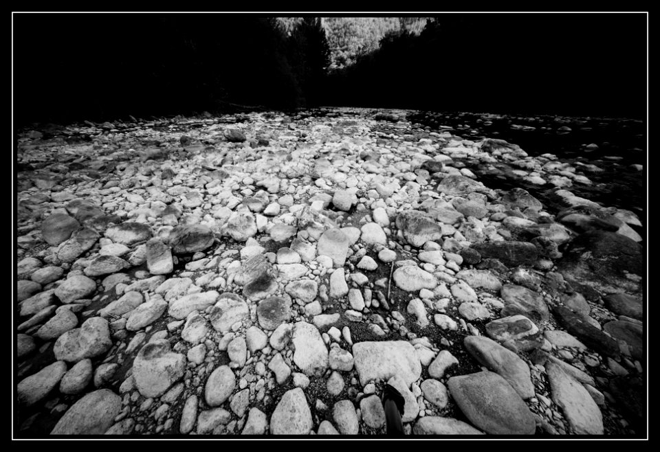evening at the river