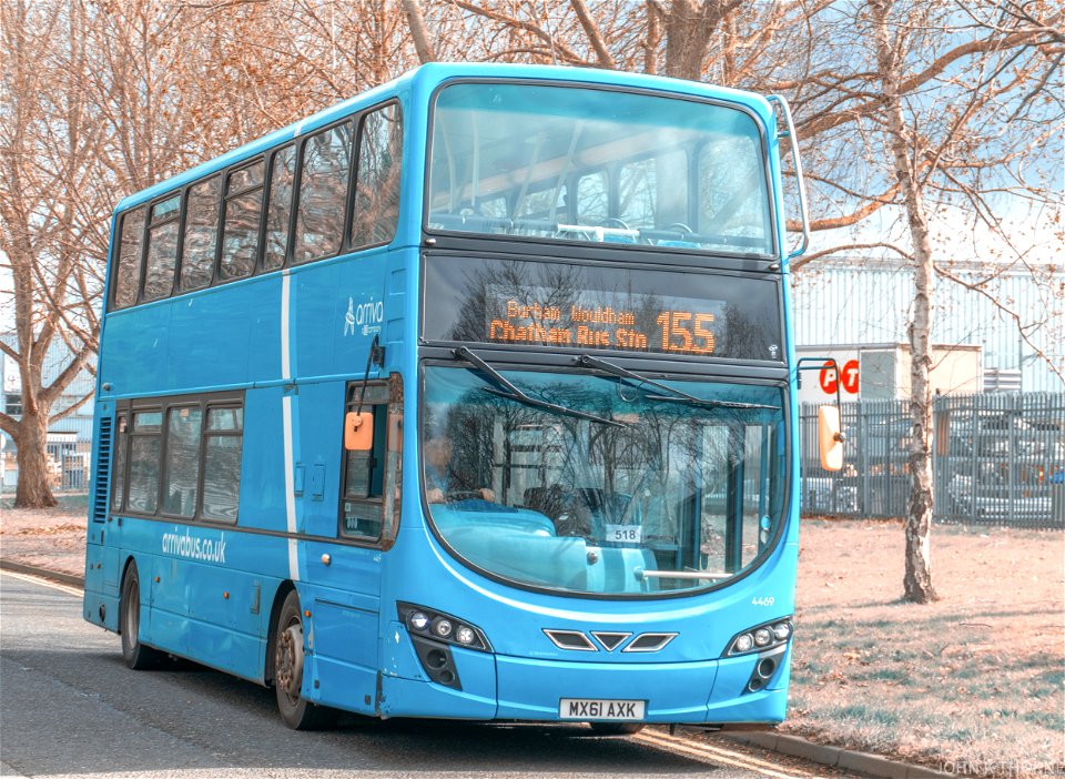 MX61AXK Forstal Road Aylesford. Service 155 Maidstone to Chatham