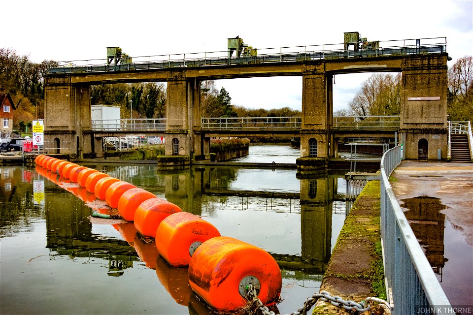 Allington Sluice River Medway Reflections