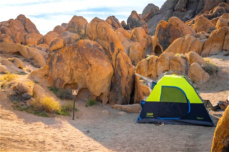 Camping in the Alabama Hills photo