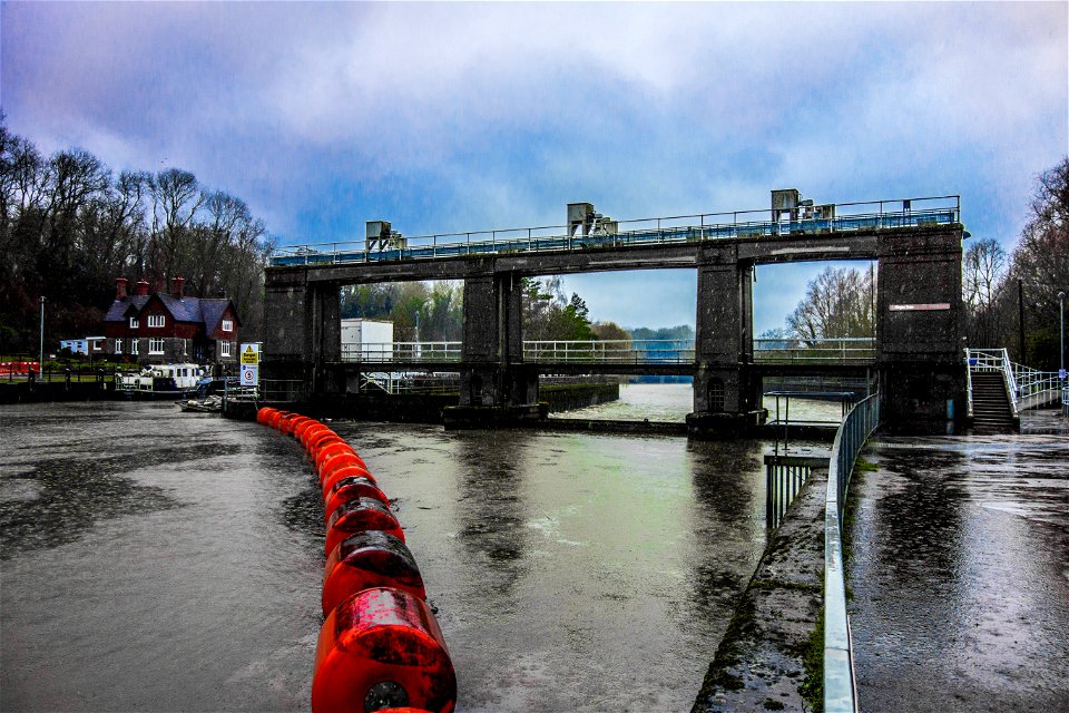 River Medway Rainy Day