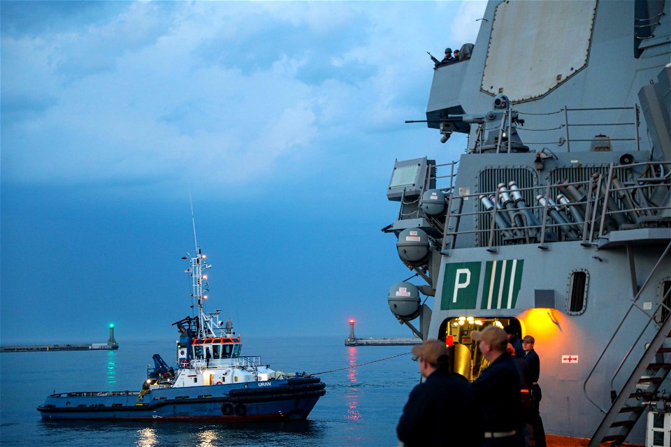 USS Gravely (DDG 107) Departs From Gdynia, Poland, May 11, 2022