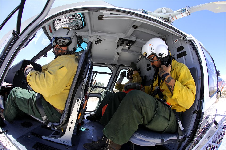 MAY 19: Start of a drill at helitack station