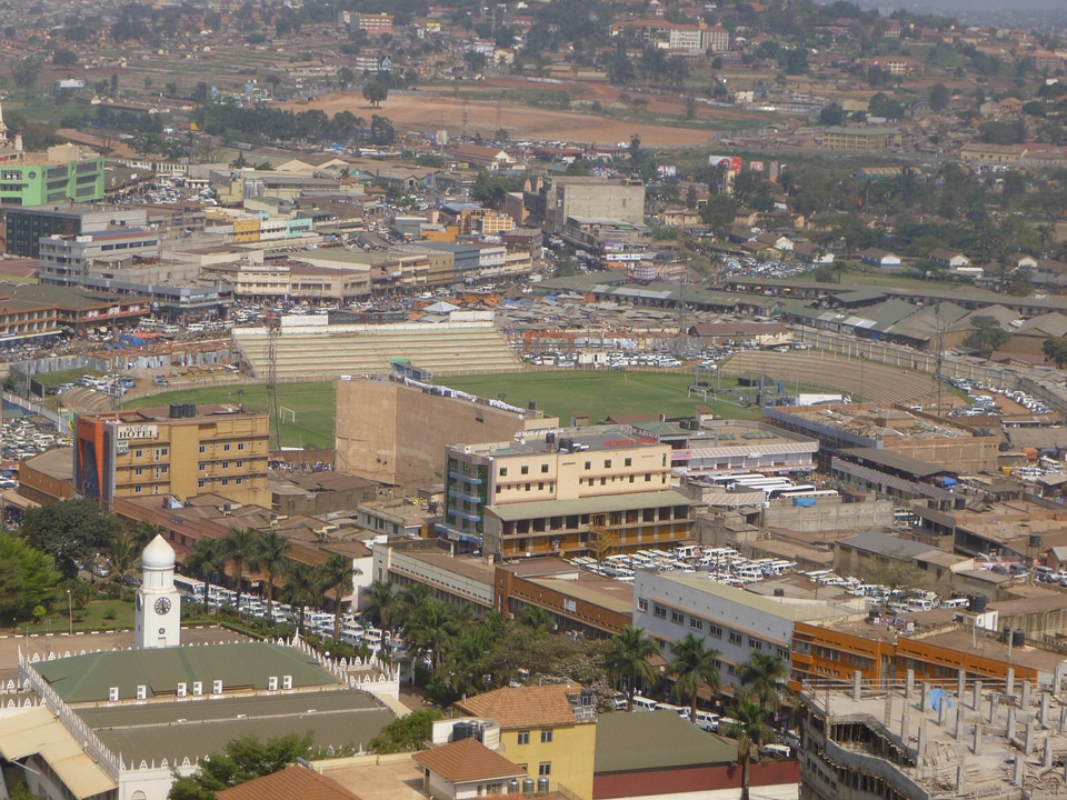 Cityscape building stadium