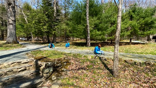 Girl Scouts at Rapidan Camp