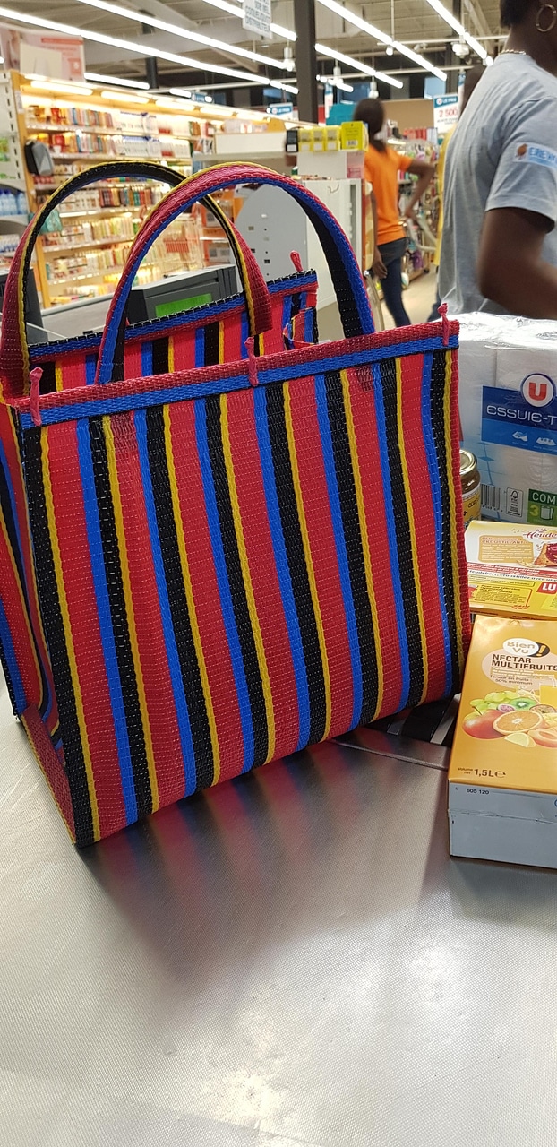 Supermarket purchases shopping