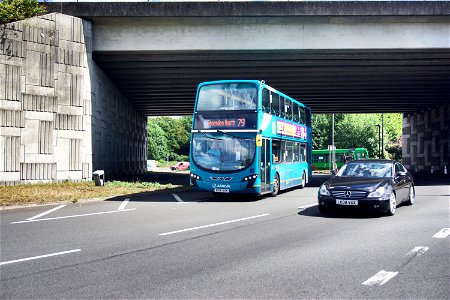 MX61AXM Running Horse Roundabout Route 79? Probably on diversion?