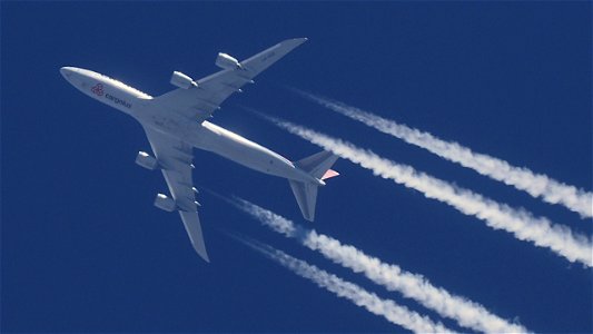 Boeing 747-8R7F LX-VCK Cargolux - Baku to Luxembourg (33900 ft.)