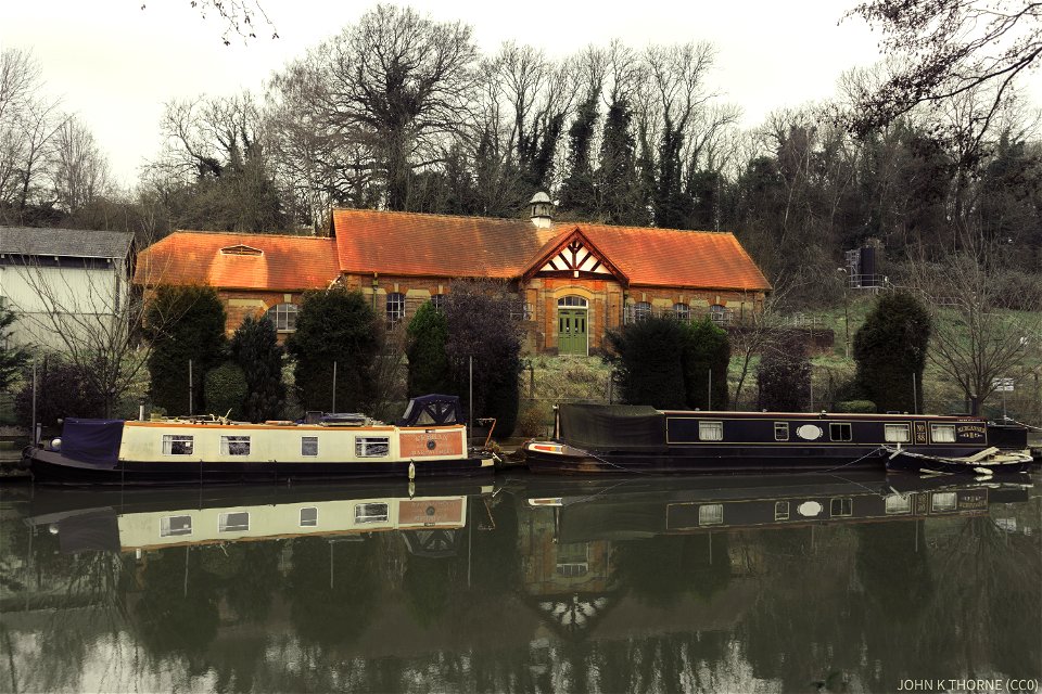 River Medway canal boats.