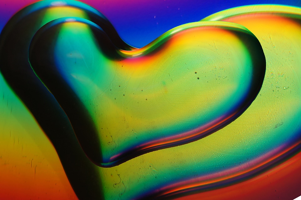 Shiny spectrum heart