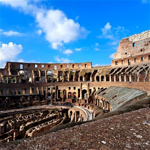 Another angle from Second Level Colosseum Rome Italy