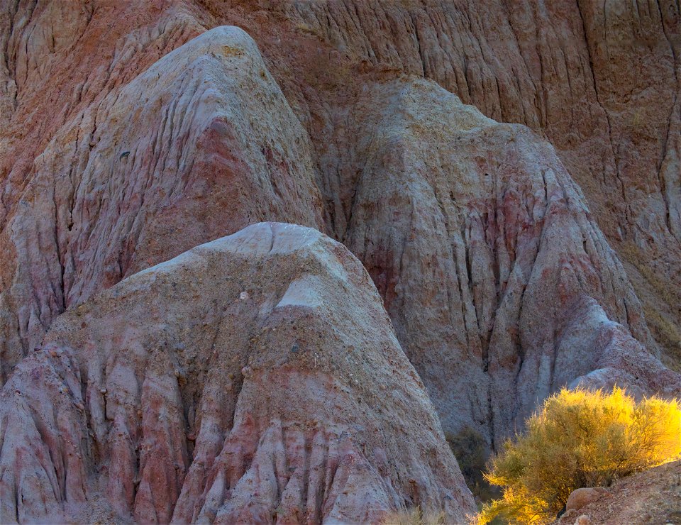 Eroded hills at Lawson Spring